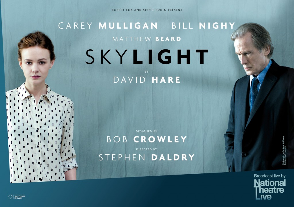 Skylight Starring Bill Nighly and Carey Mulligan at The Atkinson