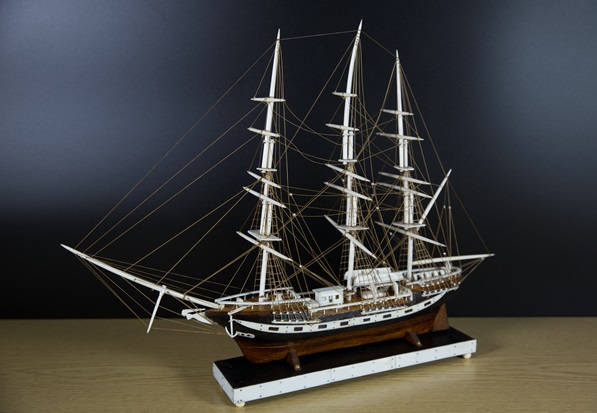 Cutty Sark model by Southport model-maker AW Kiddie