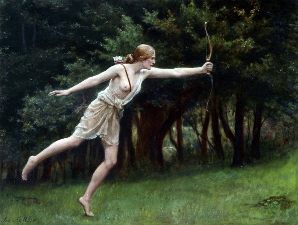 Artemis by John Collier (Object of the Month)