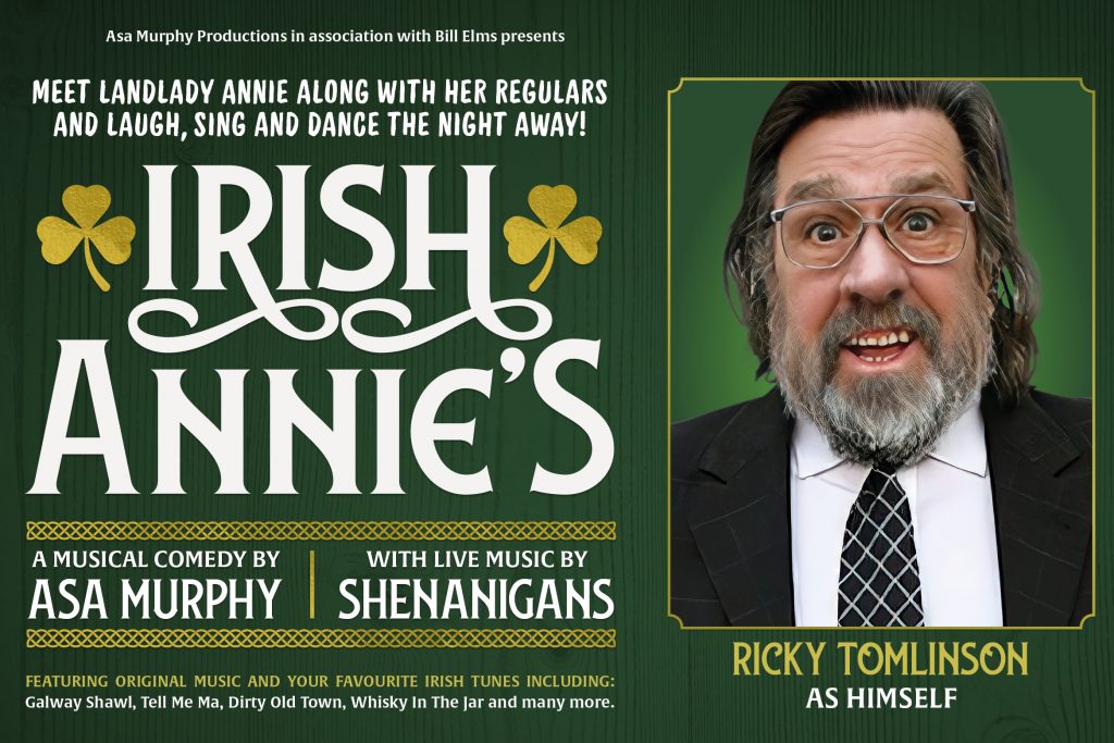 Ricky Tomlinson returns to the stage in Irish Annie’s musical play