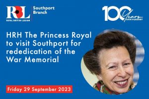 HRH The Princess Royal to visit Southport for rededication of the War Memorial